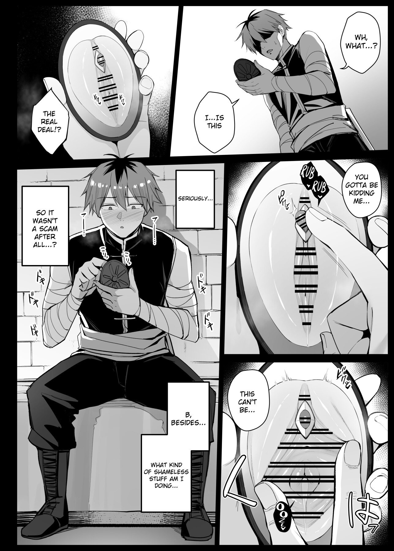 Hentai Manga Comic-Stark gets a mirror that projects whatever he desires-Read-2